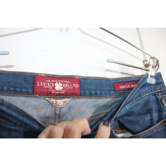 Lucky Brand Sofia Boot Cut Jeans sz 12 / 31 - Picture 2 of 3